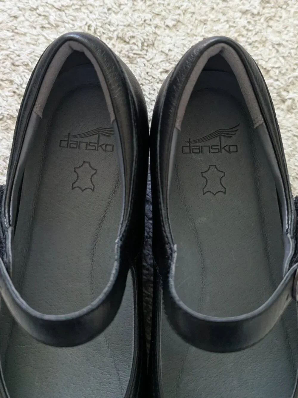 Dansko Women's Fawna Leather Mary Jane Pumps Black Milled Nappa Classic EU39